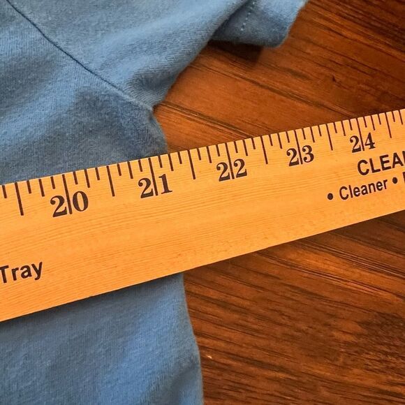 Men’s The North Face Blue front and back Logo T-shirt.  Size Large. - Picture 5 of 5